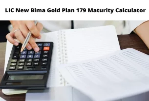 LIC New Bima Gold Plan 179 Maturity Calculator